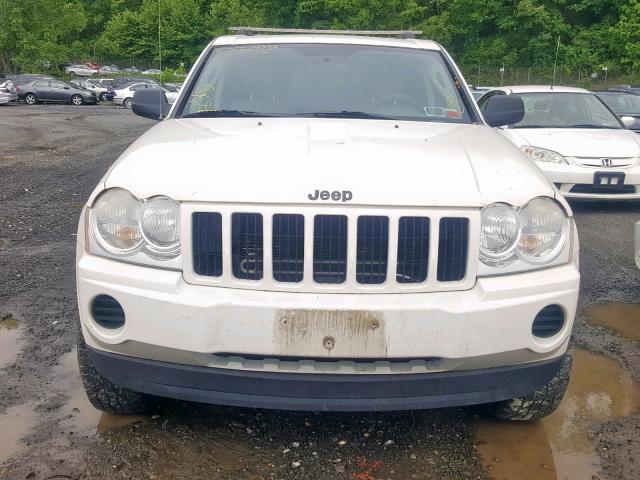 1J8GR48K57C506376 - 2007 JEEP GRAND CHER WHITE photo 9