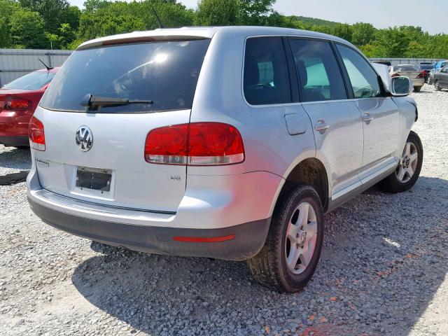 WVGZG77L16D026258 - 2006 VOLKSWAGEN TOUAREG 3. SILVER photo 4