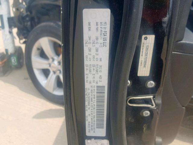 1C4NJCBA7GD560644 - 2016 JEEP COMPASS SP შავი ფოტო 10