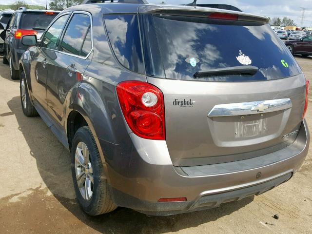 2CNALDEC2B6217996 - 2011 CHEVROLET EQUINOX LT GRAY photo 3