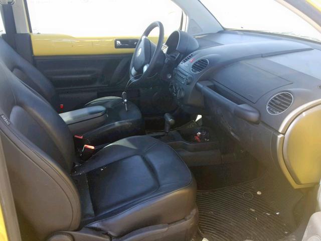 3VWRW31C68M506177 - 2008 VOLKSWAGEN NEW BEETLE YELLOW photo 5