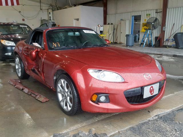 JM1NC2NF4E0236048 - 2014 MAZDA MX-5 MIATA MAROON photo 1