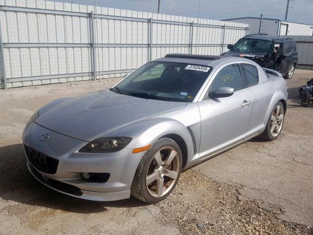 JM1FE173270208988 - 2007 MAZDA RX8 SILVER photo 2