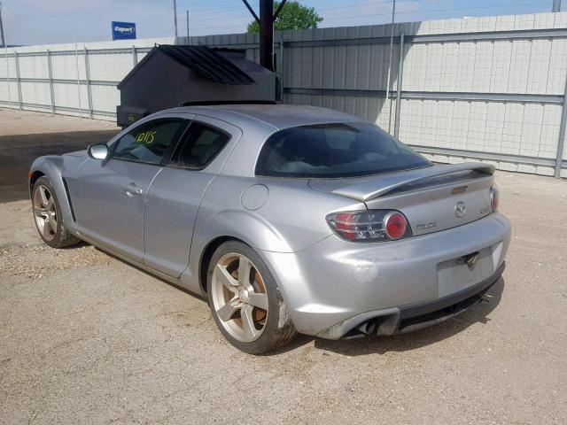 JM1FE173270208988 - 2007 MAZDA RX8 SILVER photo 3