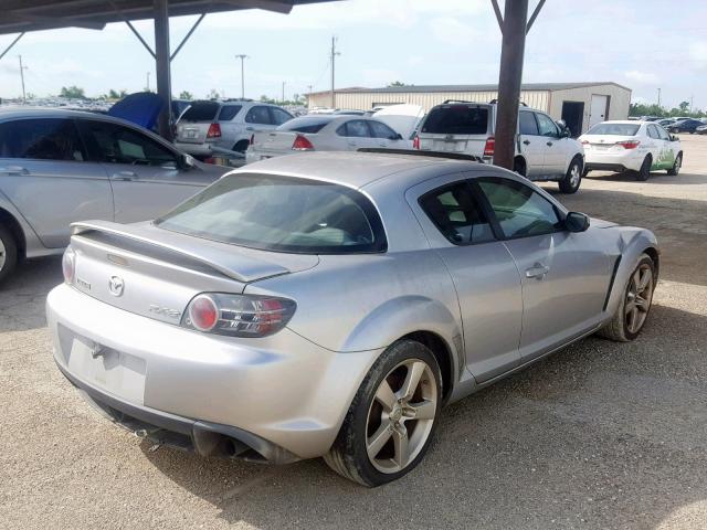 JM1FE173270208988 - 2007 MAZDA RX8 SILVER photo 4