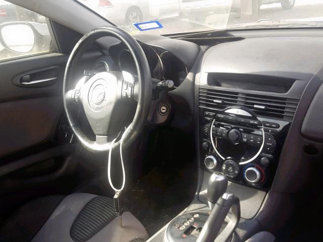 JM1FE173270208988 - 2007 MAZDA RX8 SILVER photo 9