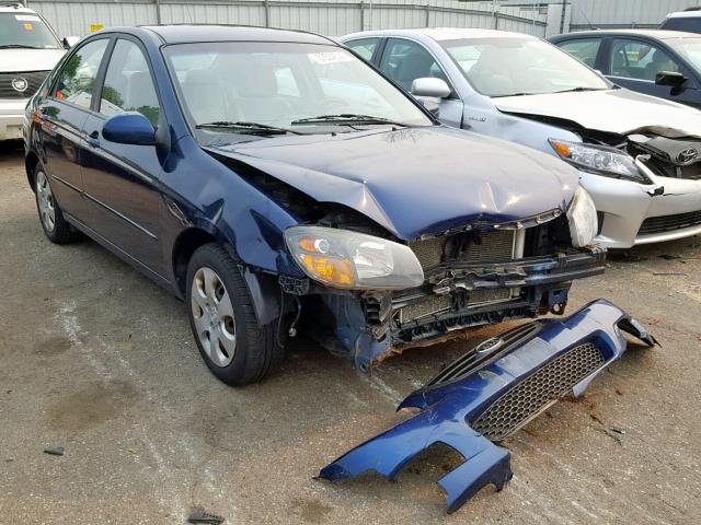 KNAFE222195636073 - 2009 KIA SPECTRA EX BLUE photo 1