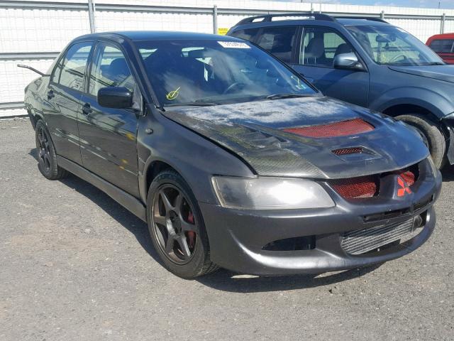 JA3AH86D75U047160 - 2005 MITSUBISHI LANCER EVO BLACK photo 1