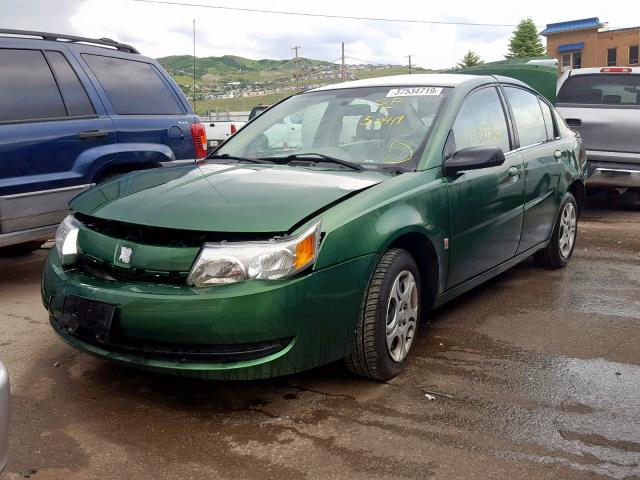 1G8AJ52F54Z127063 - 2004 SATURN ION LEVEL GREEN photo 2