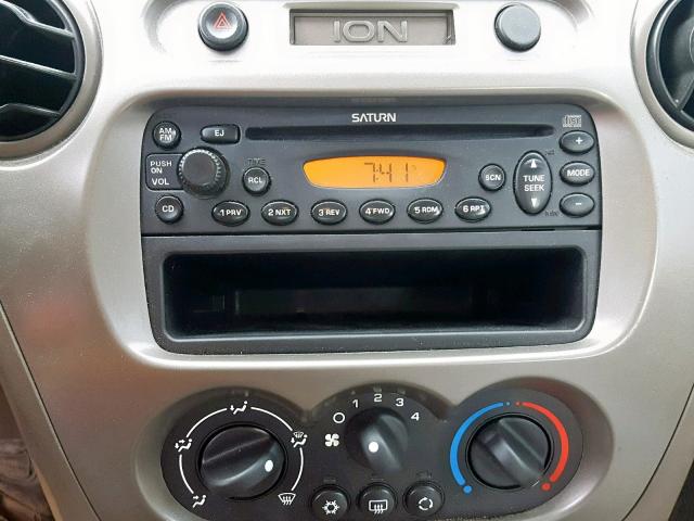 1G8AJ52F54Z127063 - 2004 SATURN ION LEVEL GREEN photo 9