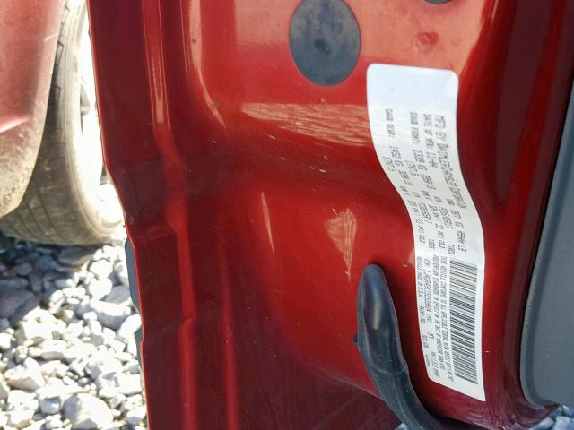 1J4GR48K15C539924 - 2005 JEEP GRAND CHER RED photo 10