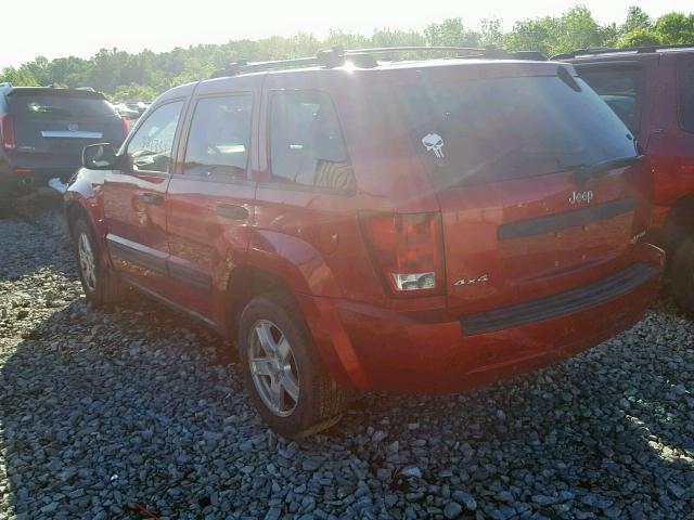 1J4GR48K15C539924 - 2005 JEEP GRAND CHER RED photo 3