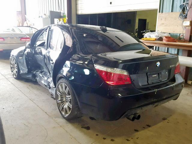 WBANW53588CT50945 - 2008 BMW 550 I BLACK photo 3