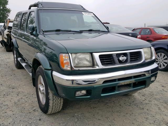 1N6ED27Y9YC387477 - 2000 NISSAN FRONTIER C GREEN photo 1