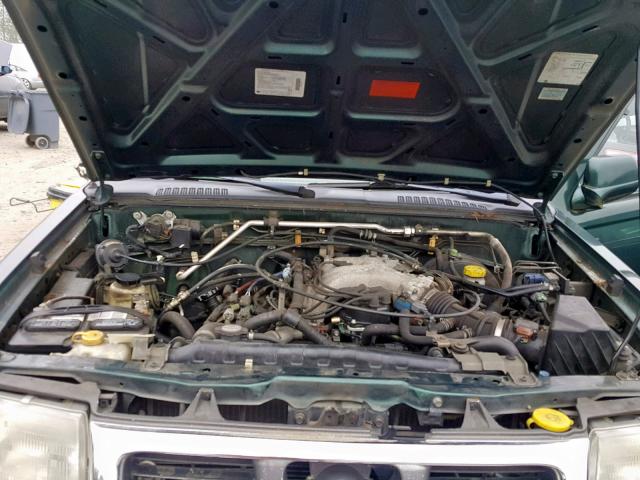 1N6ED27Y9YC387477 - 2000 NISSAN FRONTIER C GREEN photo 7