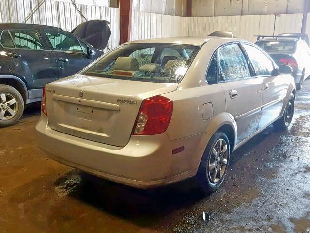 KL5JD56Z25K117088 - 2005 SUZUKI FORENZA S SILVER photo 4