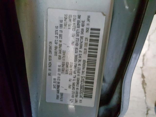 JM1CR293660100415 - 2006 MAZDA 5 SILVER photo 10