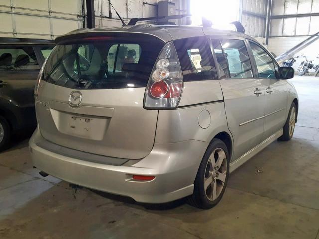 JM1CR293660100415 - 2006 MAZDA 5 SILVER photo 4