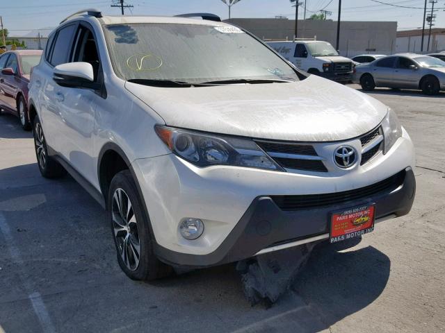 2T3YFREV6FW155649 - 2015 TOYOTA RAV4 LIMIT WHITE photo 1