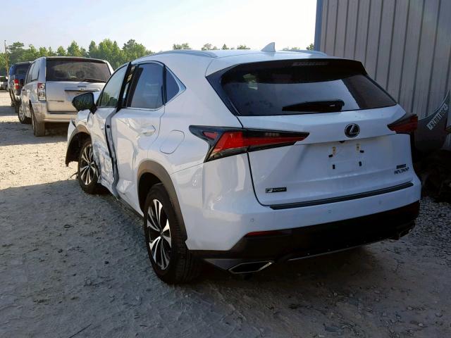 JTJBARBZ9K2183232 - 2019 LEXUS NX 300 WHITE photo 3