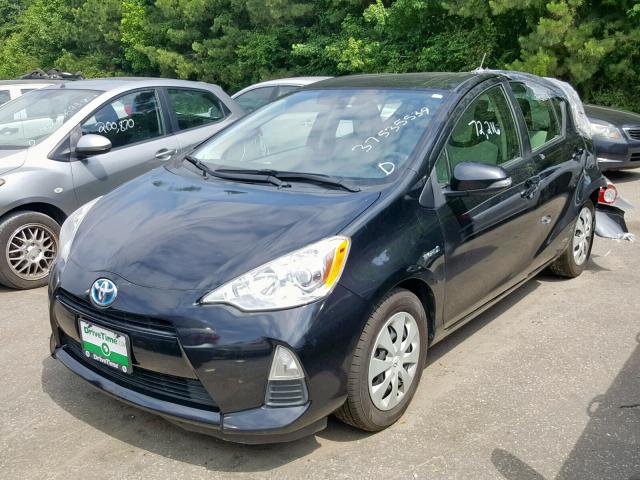 JTDKDTB35E1562032 - 2014 TOYOTA PRIUS C GRAY photo 2