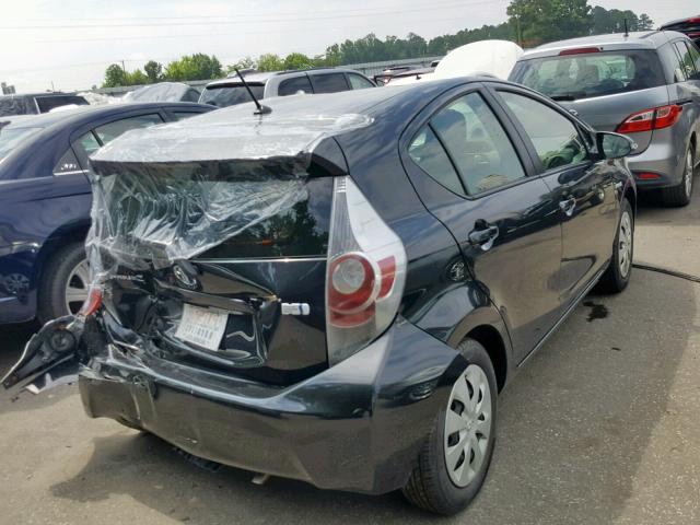 JTDKDTB35E1562032 - 2014 TOYOTA PRIUS C GRAY photo 4