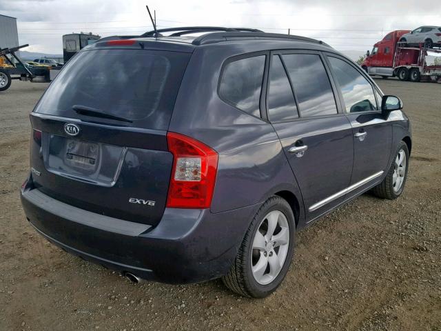 KNAFG526177117203 - 2007 KIA RONDO LX GRAY photo 4