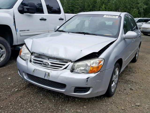 KNAFE121475448792 - 2007 KIA SPECTRA EX SILVER photo 2