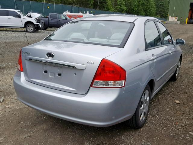 KNAFE121475448792 - 2007 KIA SPECTRA EX SILVER photo 4