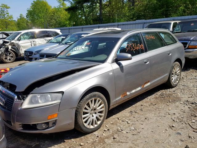 WAUKH74F06N124691 - 2006 AUDI A6 AVANT Q GRAY photo 2