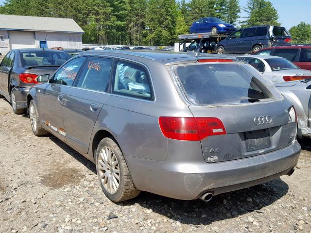 WAUKH74F06N124691 - 2006 AUDI A6 AVANT Q GRAY photo 3