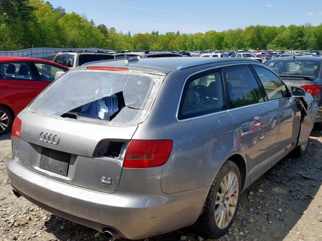 WAUKH74F06N124691 - 2006 AUDI A6 AVANT Q GRAY photo 4