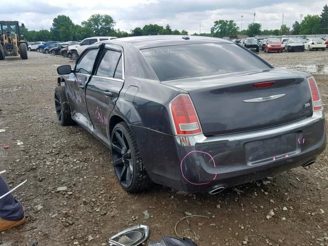 2C3CCAAG6EH378000 - 2014 CHRYSLER 300 CHARCOAL photo 3