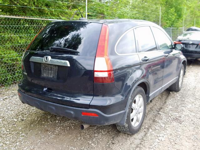 JHLRE48798C080543 - 2008 HONDA CR-V EXL BLACK photo 4