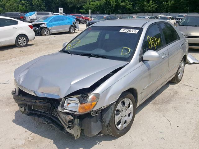 KNAFE221395598482 - 2009 KIA SPECTRA EX SILVER photo 2