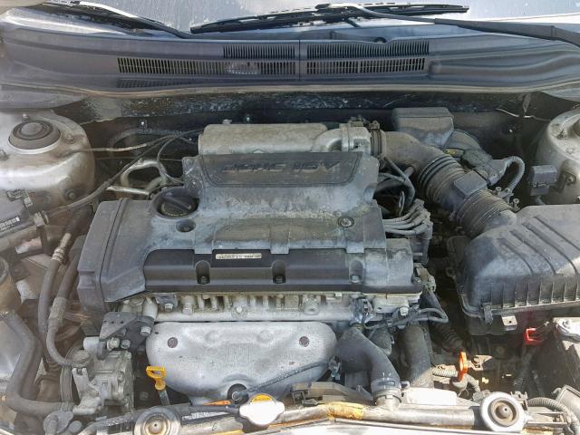 KNAFE221395598482 - 2009 KIA SPECTRA EX SILVER photo 7