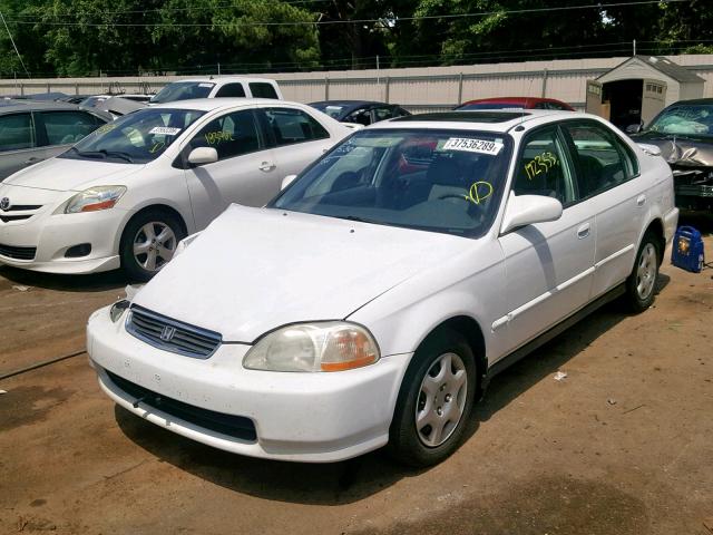 2HGEJ8647WH607076 - 1998 HONDA CIVIC EX WHITE photo 2