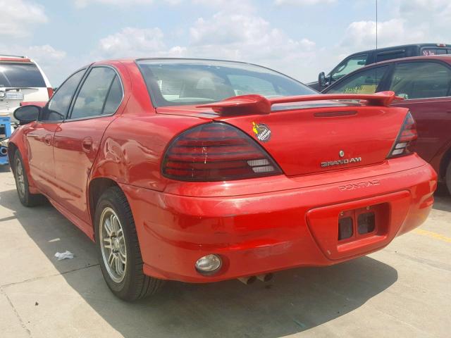 1G2NF52E53C237505 - 2003 PONTIAC GRAND AM S RED photo 3