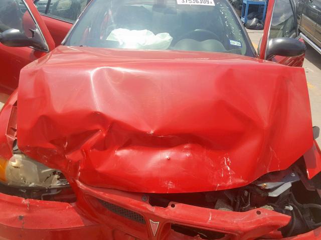 1G2NF52E53C237505 - 2003 PONTIAC GRAND AM S RED photo 7