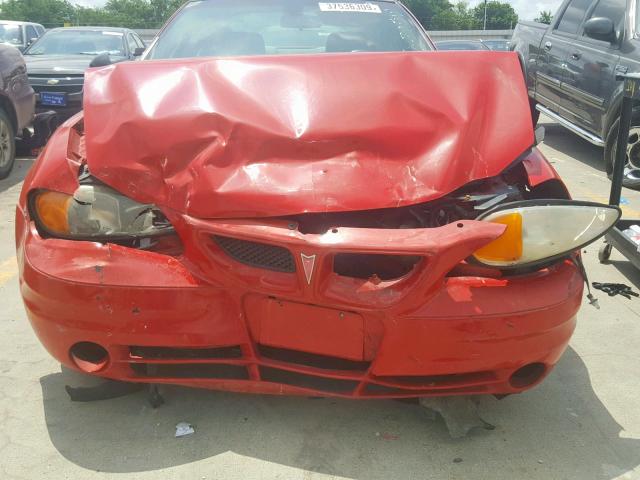 1G2NF52E53C237505 - 2003 PONTIAC GRAND AM S RED photo 9