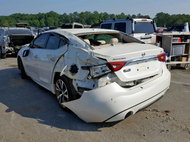 1N4AA6AP8HC413817 - 2017 NISSAN MAXIMA 3.5 WHITE photo 3