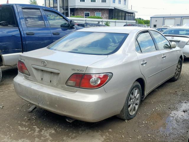 JTHBF30G620026559 - 2002 LEXUS ES 300 BEIGE photo 4