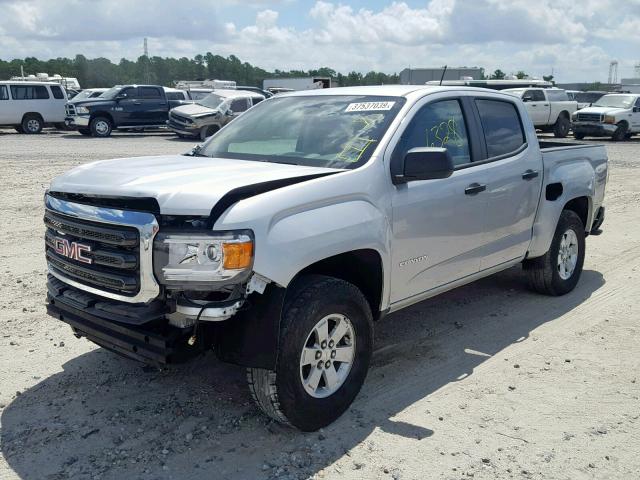 1GTG5BEA0J1129316 - 2018 GMC CANYON SILVER photo 2