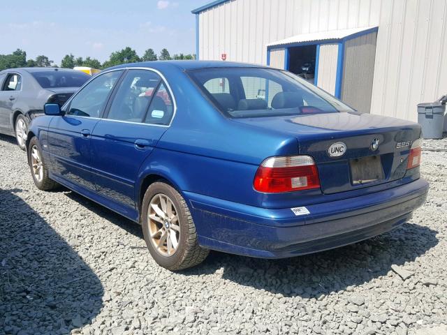 WBADT33443GF43890 - 2003 BMW 525 I BLUE photo 3