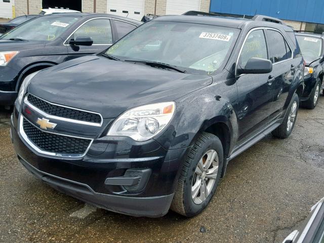 2GNALBEK2F6307999 - 2015 CHEVROLET EQUINOX LT BLACK photo 2