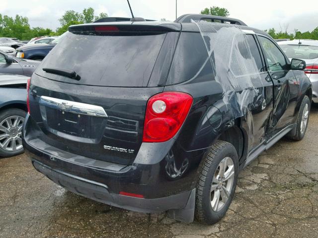 2GNALBEK2F6307999 - 2015 CHEVROLET EQUINOX LT BLACK photo 4