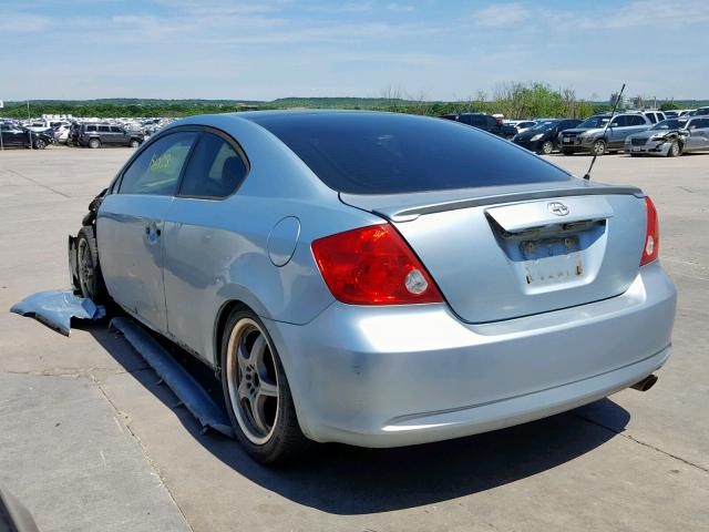 JTKDE167760096742 - 2006 TOYOTA SCION TC ლურჯი ფოტო 3