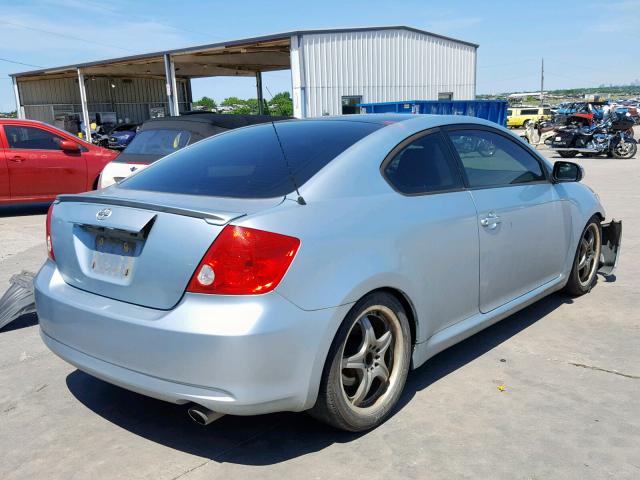 JTKDE167760096742 - 2006 TOYOTA SCION TC ლურჯი ფოტო 4