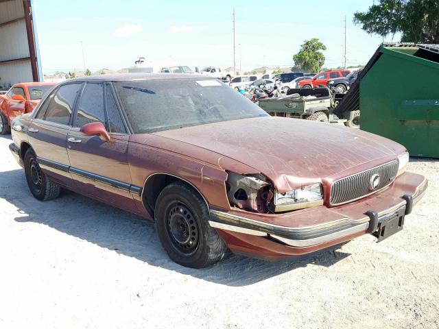 1G4HP53L0PH490660 - 1993 BUICK LESABRE CU BURGUNDY photo 1