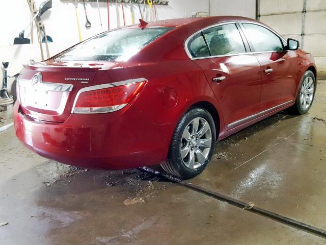 1G4GC5ED2BF105066 - 2011 BUICK LACROSSE C RED photo 4